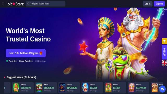 BitStarz casino screenshot